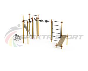 Купить Спортивный комплекс для инвалидов-колясочников WRK-D17_76mm в Николаевске 