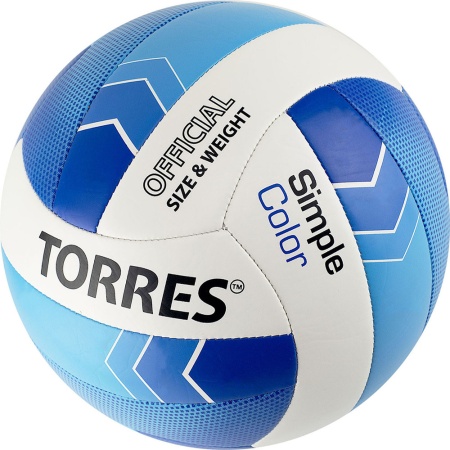 Купить Мяч волейбольный Torres Simple Color любительский р.5 в Николаевске 